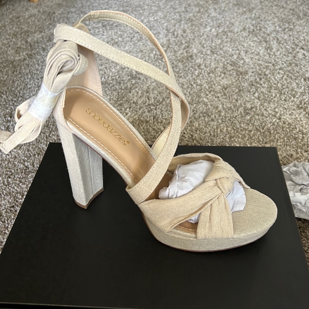 Cream heels